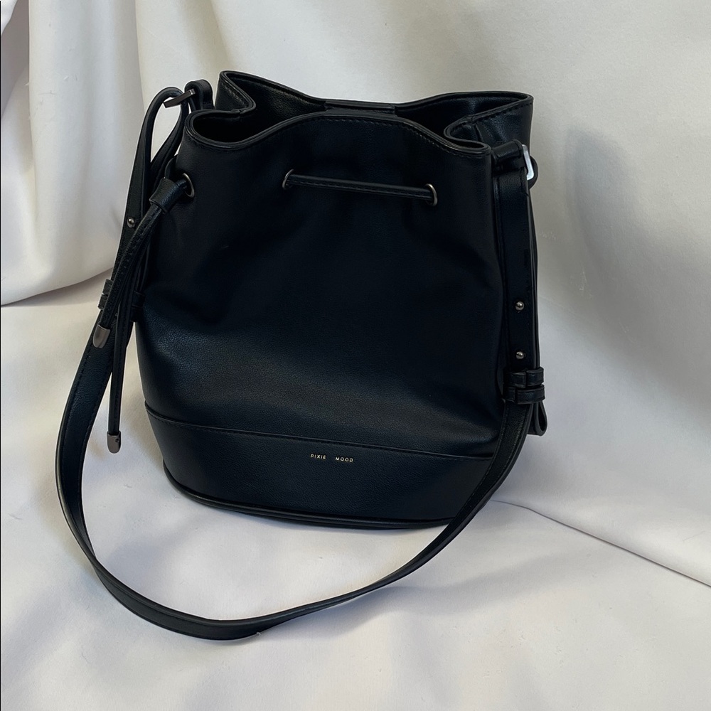 Pixie Mood Amber Black Bucket Bag - Good Condition